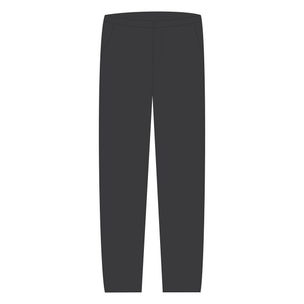 Men's Plain Front Casual Cotton Pants Thumbnail