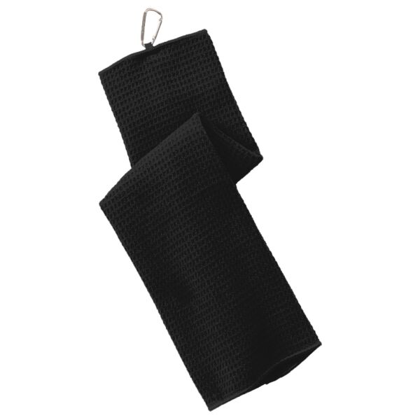 Port Authority Waffle Microfiber Golf Towel Thumbnail