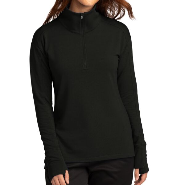 Sport Tek Ladies Sport Wick ® Flex Fleece 1/4 Zip Thumbnail