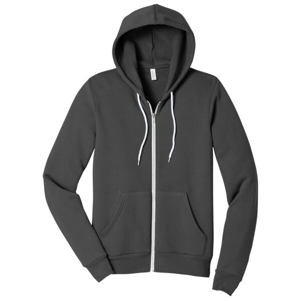 BELLA + CANVAS Unisex Sponge Fleece Full Zip Hoodie Thumbnail