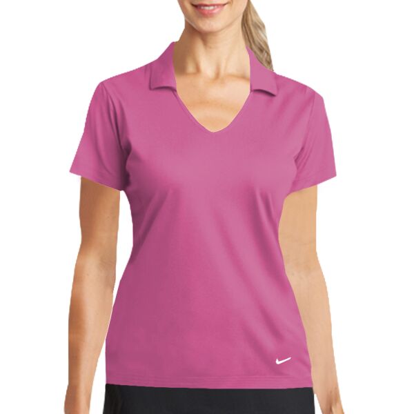 Nike - Ladies Dri FIT Vertical Mesh Polo Thumbnail