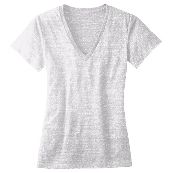 Women's Triblend Deep V-neck Tee Thumbnail