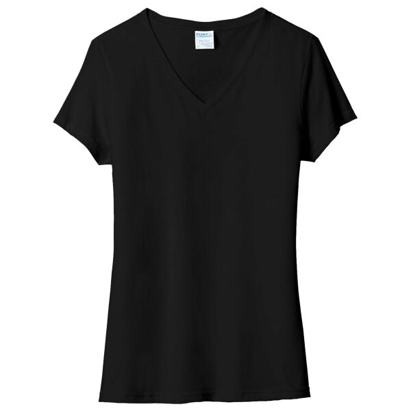 Ladies Tri Blend V Neck Tee Thumbnail