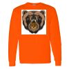 Safety Long Sleeve  Special Gildan Heavy Cotton Long Sleeve T-Shirt Thumbnail