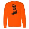 Safety Long Sleeve  Special Gildan Heavy Cotton Long Sleeve T-Shirt Thumbnail