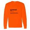 Safety Long Sleeve  Special Gildan Heavy Cotton Long Sleeve T-Shirt Thumbnail