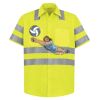 High Visibility Safety Short Sleeve Work Shirt Thumbnail