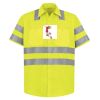 High Visibility Safety Short Sleeve Work Shirt Thumbnail