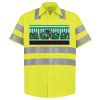 High Visibility Safety Short Sleeve Work Shirt Thumbnail