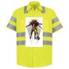 High Visibility Safety Short Sleeve Work Shirt Thumbnail