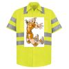 High Visibility Safety Short Sleeve Work Shirt Thumbnail