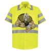 High Visibility Safety Short Sleeve Work Shirt Thumbnail