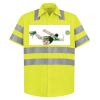 High Visibility Safety Short Sleeve Work Shirt Thumbnail