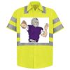 High Visibility Safety Short Sleeve Work Shirt Thumbnail