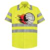 High Visibility Safety Short Sleeve Work Shirt Thumbnail