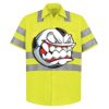 High Visibility Safety Short Sleeve Work Shirt Thumbnail