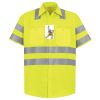 High Visibility Safety Short Sleeve Work Shirt Thumbnail