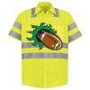 High Visibility Safety Short Sleeve Work Shirt Thumbnail