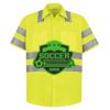 High Visibility Safety Short Sleeve Work Shirt Thumbnail