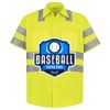 High Visibility Safety Short Sleeve Work Shirt Thumbnail