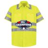 High Visibility Safety Short Sleeve Work Shirt Thumbnail