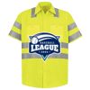 High Visibility Safety Short Sleeve Work Shirt Thumbnail