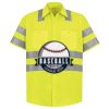 High Visibility Safety Short Sleeve Work Shirt Thumbnail