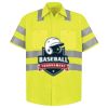 High Visibility Safety Short Sleeve Work Shirt Thumbnail