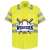 High Visibility Safety Short Sleeve Work Shirt Thumbnail