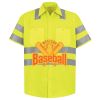 High Visibility Safety Short Sleeve Work Shirt Thumbnail