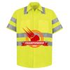 High Visibility Safety Short Sleeve Work Shirt Thumbnail