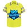 High Visibility Safety Short Sleeve Work Shirt Thumbnail