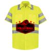 High Visibility Safety Short Sleeve Work Shirt Thumbnail