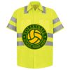 High Visibility Safety Short Sleeve Work Shirt Thumbnail