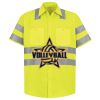 High Visibility Safety Short Sleeve Work Shirt Thumbnail
