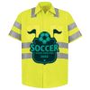 High Visibility Safety Short Sleeve Work Shirt Thumbnail