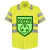 High Visibility Safety Short Sleeve Work Shirt Thumbnail
