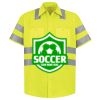 High Visibility Safety Short Sleeve Work Shirt Thumbnail