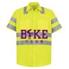 High Visibility Safety Short Sleeve Work Shirt Thumbnail