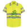 High Visibility Safety Short Sleeve Work Shirt Thumbnail