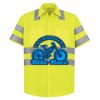 High Visibility Safety Short Sleeve Work Shirt Thumbnail