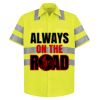 High Visibility Safety Short Sleeve Work Shirt Thumbnail