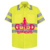 High Visibility Safety Short Sleeve Work Shirt Thumbnail