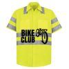 High Visibility Safety Short Sleeve Work Shirt Thumbnail