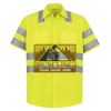 High Visibility Safety Short Sleeve Work Shirt Thumbnail