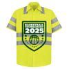 High Visibility Safety Short Sleeve Work Shirt Thumbnail