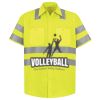 High Visibility Safety Short Sleeve Work Shirt Thumbnail