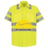High Visibility Safety Short Sleeve Work Shirt Thumbnail
