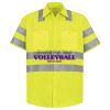 High Visibility Safety Short Sleeve Work Shirt Thumbnail