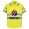 High Visibility Safety Short Sleeve Work Shirt Thumbnail